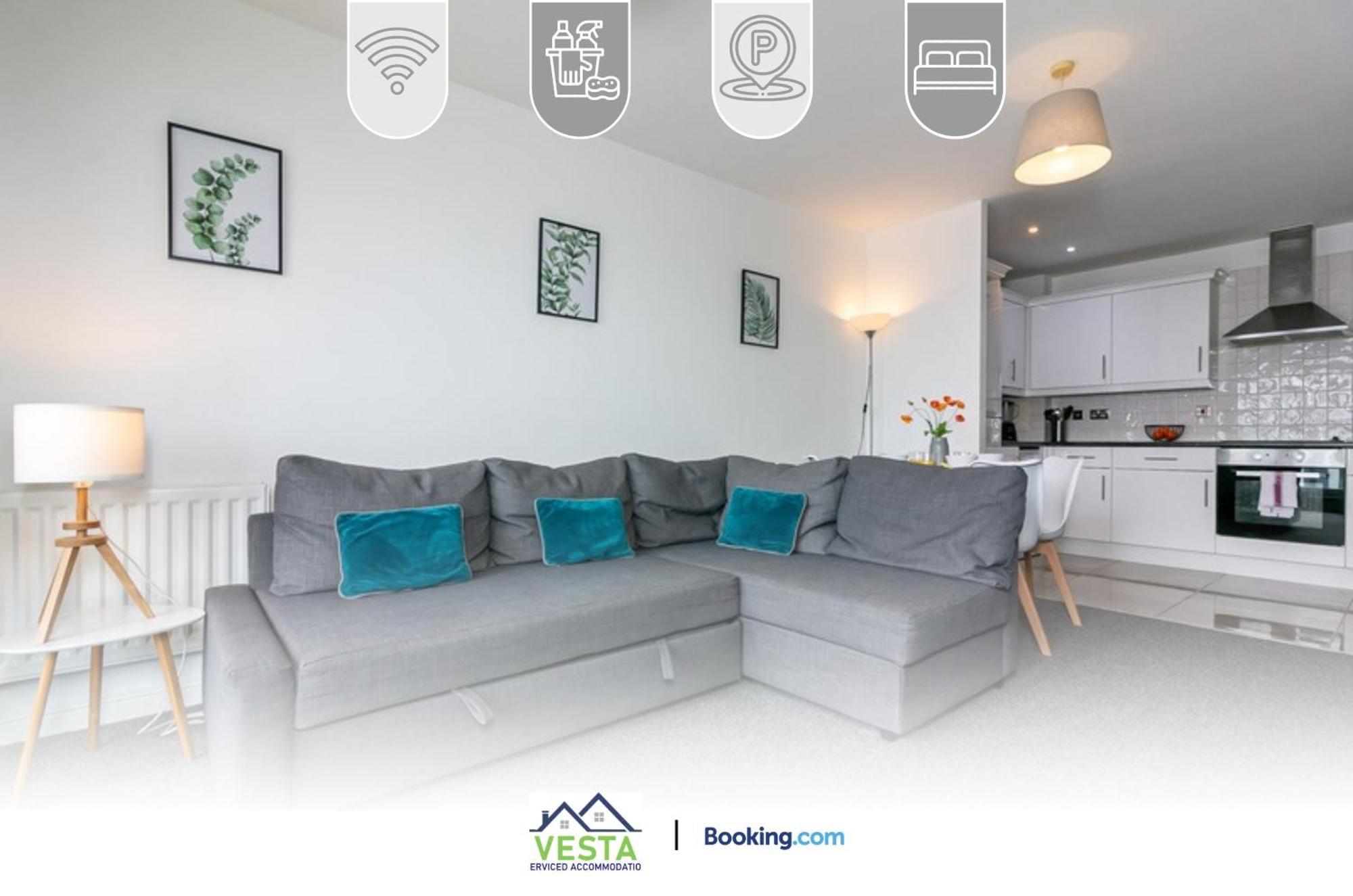 Apartment Two Bedrooms By Vesta Serviced & Short Lets Hatfield With Free Wifi Hatfield (Hertfordshire)